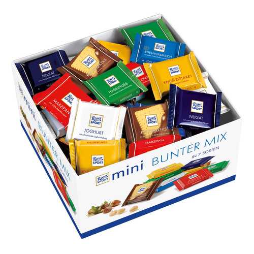 Набор мини-шоколада Ritter Sport bunter mix 1400 г в Глобус