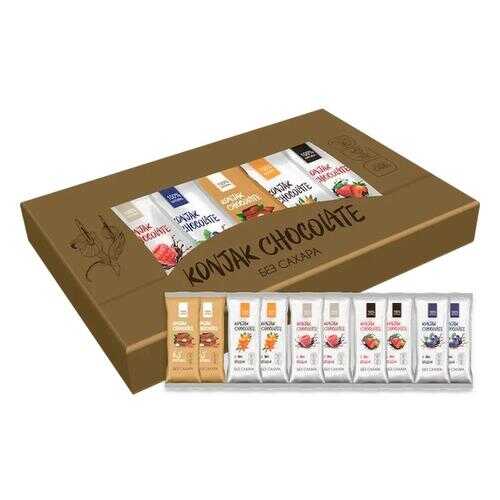 Шоколад без сахара KONJAK CHOCOLATE НАБОР, кор. 10 шт. в Глобус