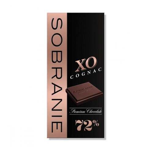 Шоколад Sobranie XO Cognac, горький, с коньяком , 90 гр в Глобус