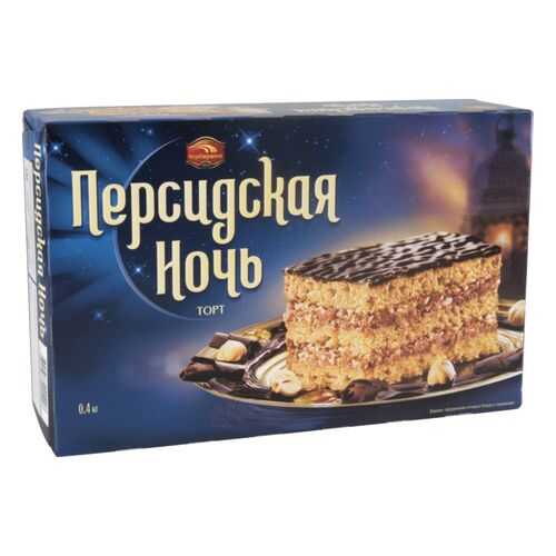 Торт песочный Черемушки с фундуком персидская ночь 400 г в Глобус