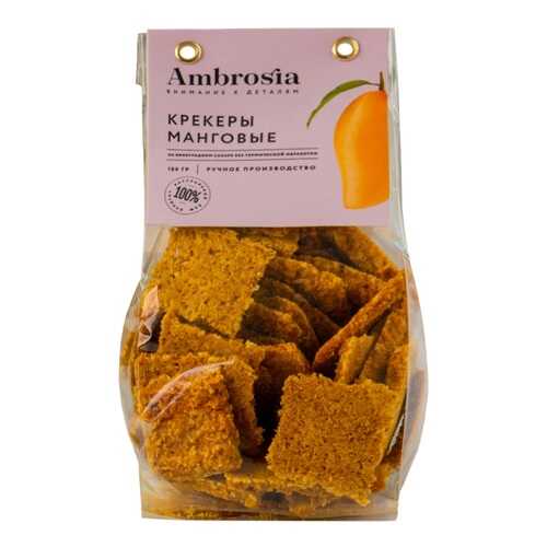 Крекер фруктово-ореховый Ambrosia Кокос-Манго 100г Россия в Глобус