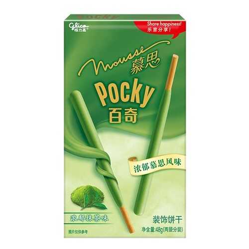 Палочки Glico Pocky со вкусом мусса из зеленого чая Матча 48 г в Глобус