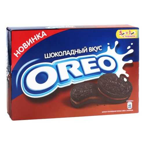 Печенье Oreo шоколадный вкус 228 г в Глобус