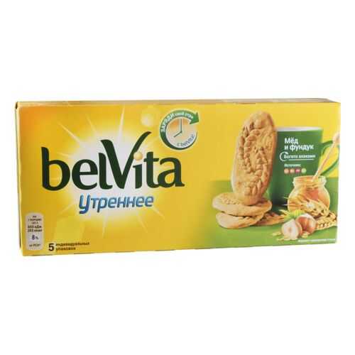 Печенье утреннее BelVita мед и фундук 225 г в Глобус