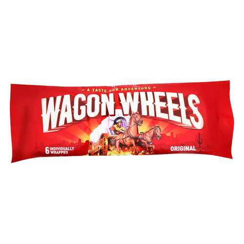 Печенье Wagon wheels Original с суфле 216г в Глобус