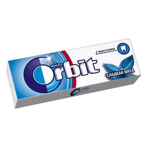 Жевательная резинка Orbit сладкая мята 13.6 г в Глобус