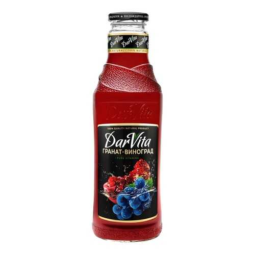 Нектар DarVita гранатово-виноградный 0.75л стеклянная бутылка Россия в Глобус